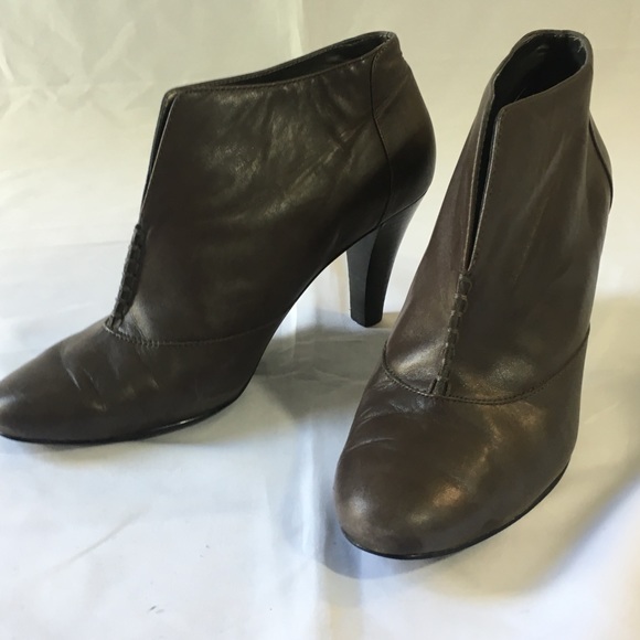 LOFT Shoes - Loft Brown Leather Ankle Booties